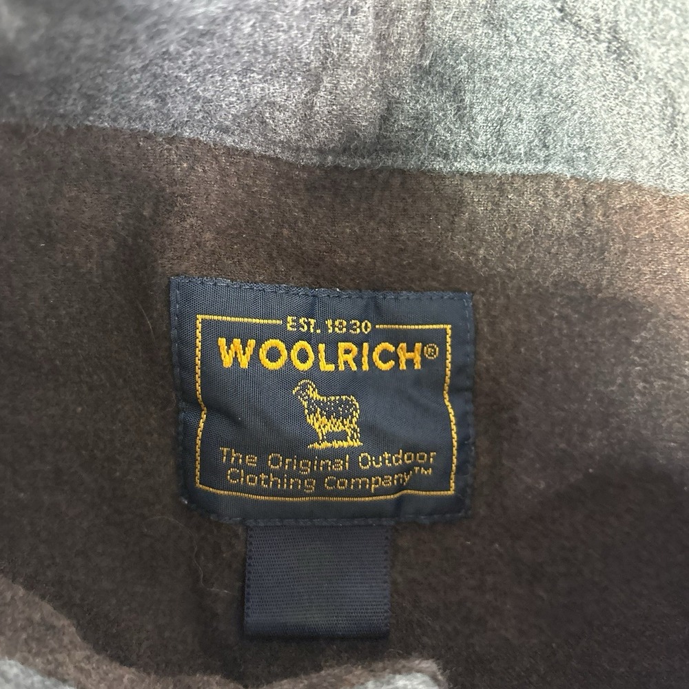 Vintage Mens Woolrich Thick Cotton Brown Button Down Hunting Shirt Sz 2XL - Picture 3 of 7